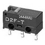 À travers-trou de l'interrupteur à positions multiples SPDT Pin Plunger 0.1A 30VDC 0.74N de D2F-01F-T OMRON SMD