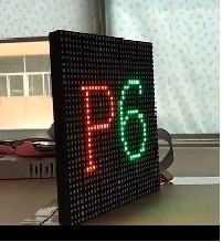 Module de Matrix électronique imperméable de panneau d'affichage numérique de P6 avec 1024 points 5200 lentes